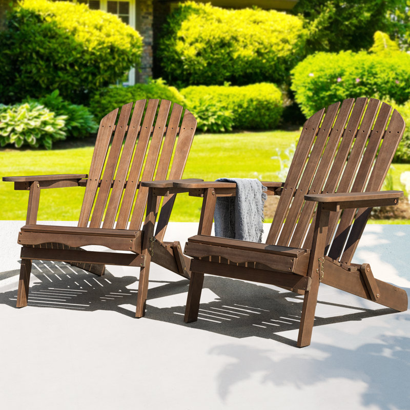 Berdina Foldable Outdoor Adirondack Set