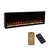 Highmark Recessed or Wall Mounted Electric Fireplace Heater, 10 Flame Colors, Google & Alexa Compatible, Logs & Crystals, Remote Control-1372093736