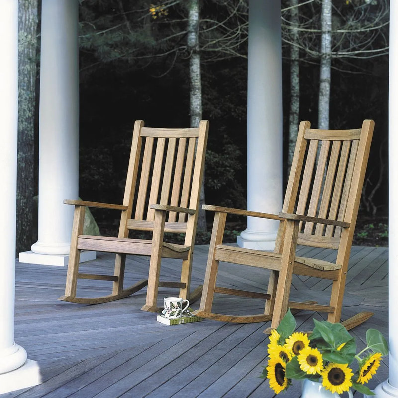 Charleston Teak Outdoor Rocker Chair