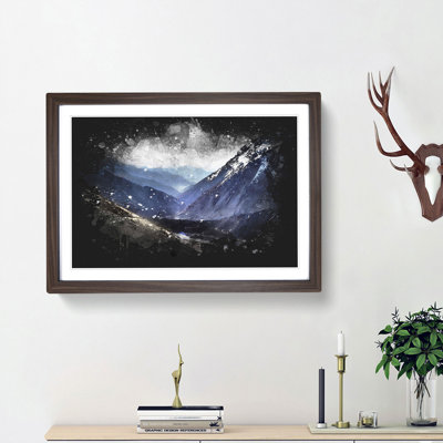 Trail in the Annapurna Circuit Nepal - Picture Frame Graphic Art Print