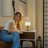 Bronze Ribbed Clear Glass Table Lamp