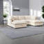 Canapé modulaire modulaire en chenille de 98 po avec rangement