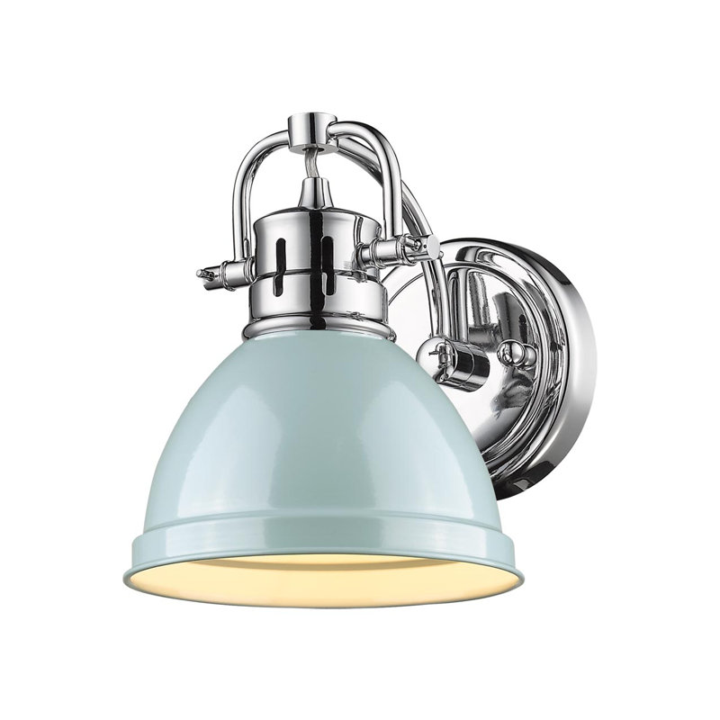 Dimmable Vanity Light, Seafoam, Chrome