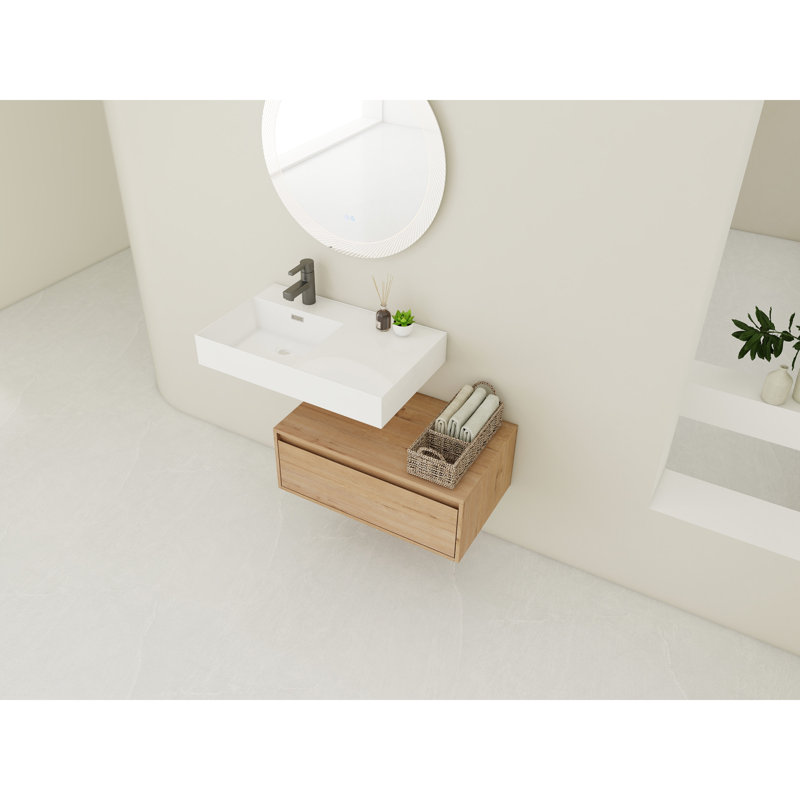 Meuble-lavabo de 30 po avec lavabo en résine
