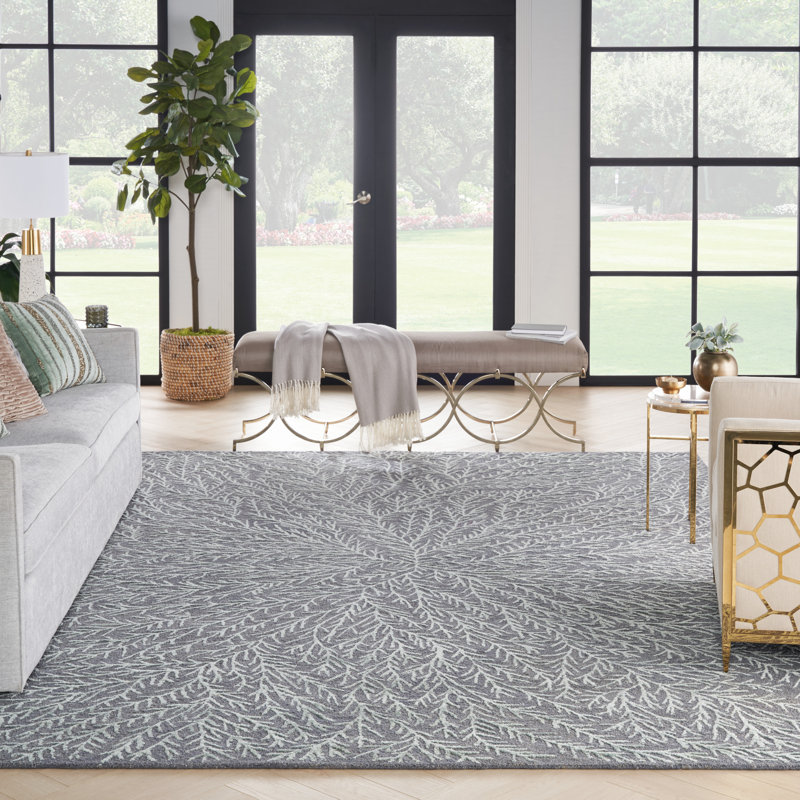 Greggory Floral Indoor Rug, Rectangle 7'9" x 9'9"