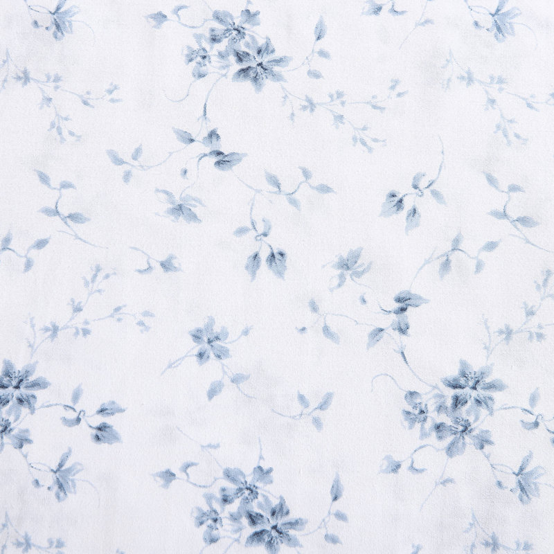 Ensemble de taies d'oreiller en satin de coton Laura Ashley, Jardin muse bleu