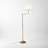 Nordic Style Iron and Fabric Floor Lamp