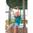 Adventure Lifetime Powder Coated Steel Swing Set with 2 Swing(s) , 1 Slide(s)
