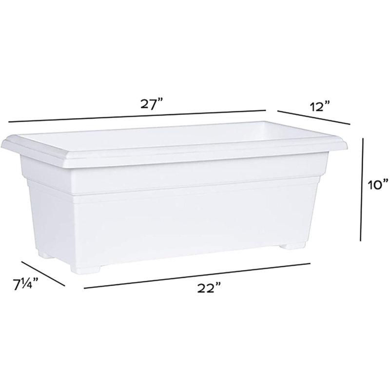 Janya Pot Planter, White