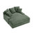 Contemporary Double Sleeper Sofa, Comfortable Cloud Couch With Square Armrests-2082471838