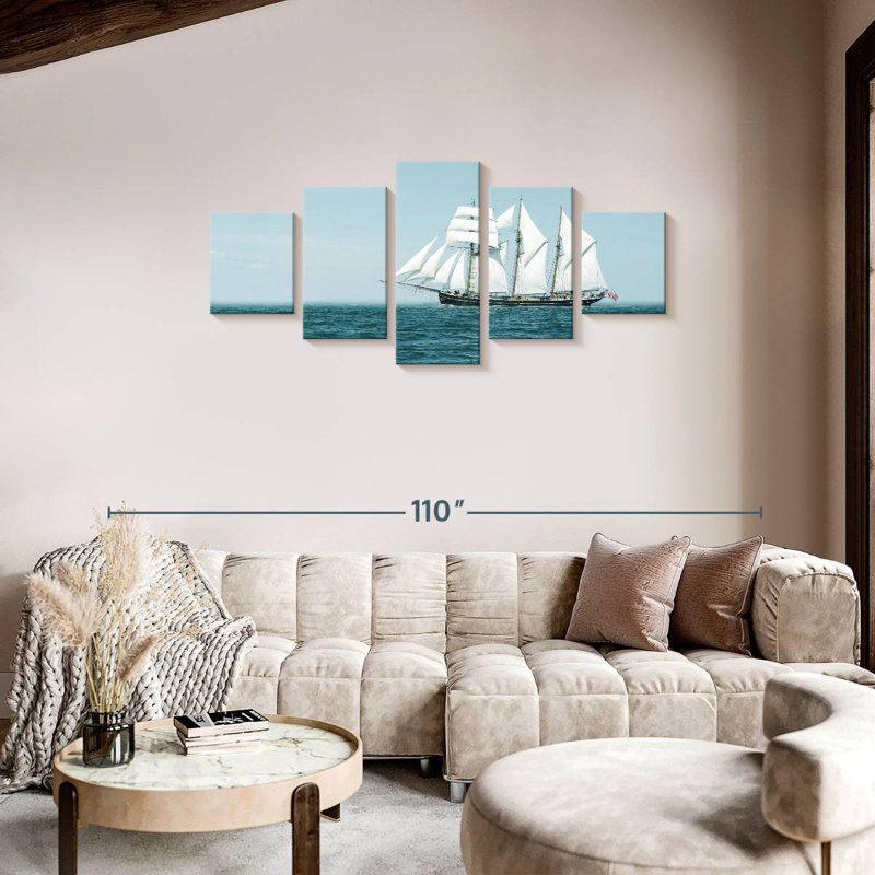 Clipper, 34" H x 74" W