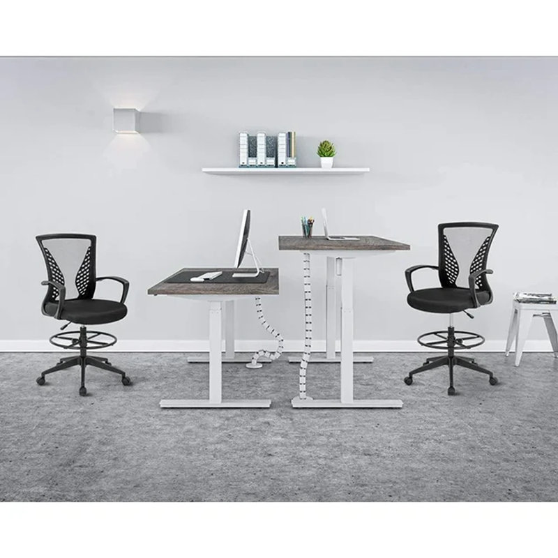 Drafting Chair, Black