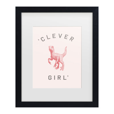 Bolog Florent Bodart  Clever Girl Matted Framed Art