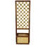 Japanese  Bamboo Planter Box with Trellis