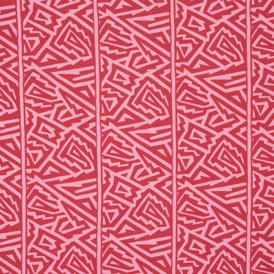 Schumacher x David Kaihoi Jagged Maze Fabric