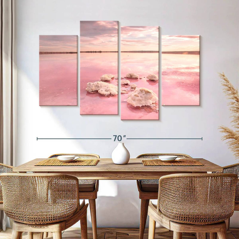 Alvord Torrevieja, lac rose, H 42 po x l 68 po