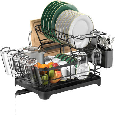 Folding Stainless Steel Dish Rack – Kiss the Cook