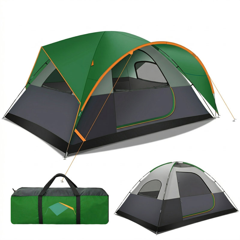 Tente de camping 12 x 9 pi, Vert