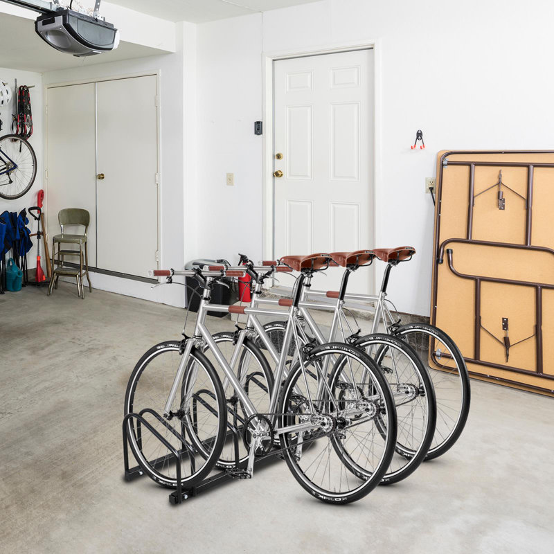 Support de rangement pour 4 vélos au sol