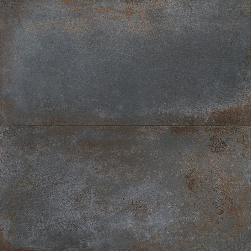 Angela Harris Fremont 12" x 24" Matte Cement Look Porcelain Wall & Floor Tile (11.62 Sq. Ft. / Case), Black
