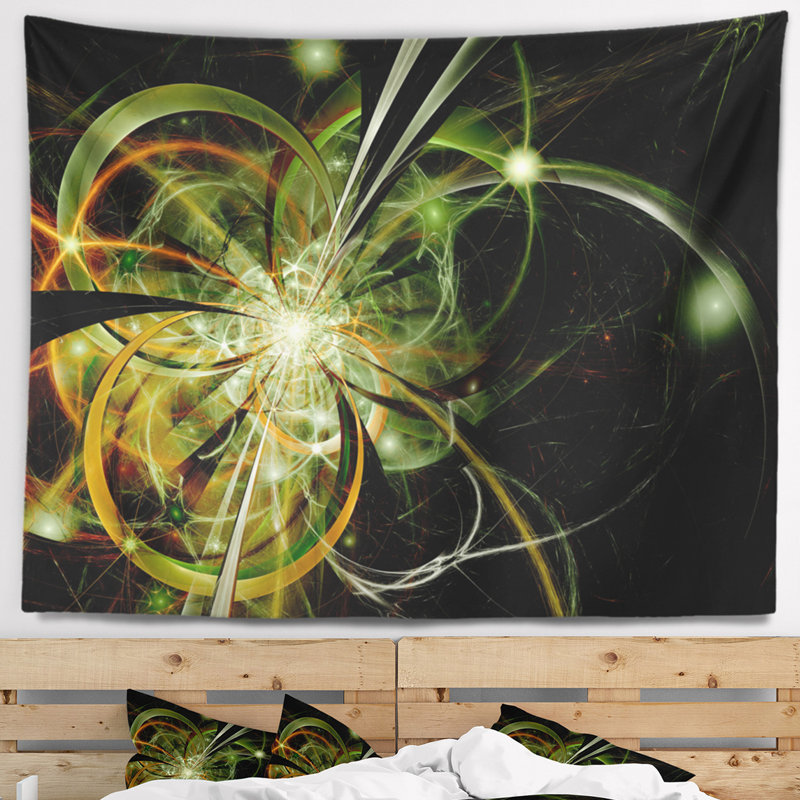 Tapisserie de fleurs à motif floral doux, H 32 po x l 39 po