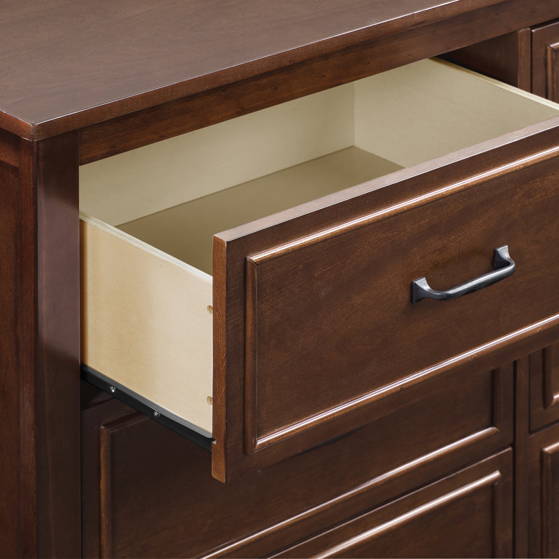 Commode double à 6 tiroirs Charlie, Espresso