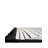 Bralin Geometric Machine Made Polyester Area Rug in Black/White-1284374770