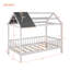 Lit simple en bois avec clôture-1824116078