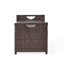Banc de rangement en osier Quinto