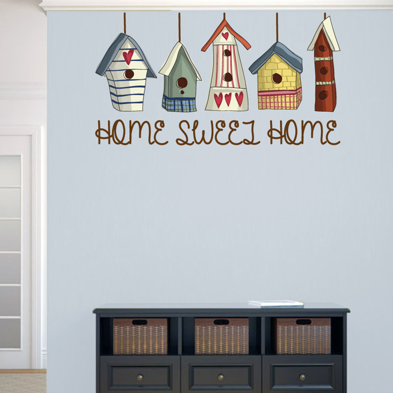 Décalcomanie murale Home Sweet Home, H 26 po x l 48 po