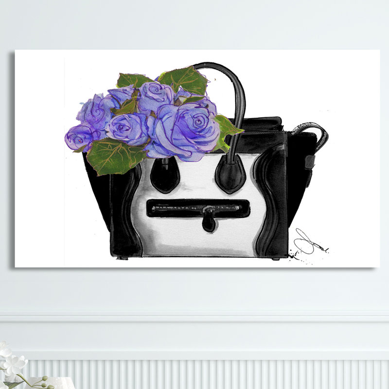 « apportez-moi des fleurs », impression encadrée, H 24 po x l 40 po x P 1 po, Toile tendue