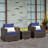 Alycen 2 - Person Patio Conversation Set with Cushions-726803154-726803152