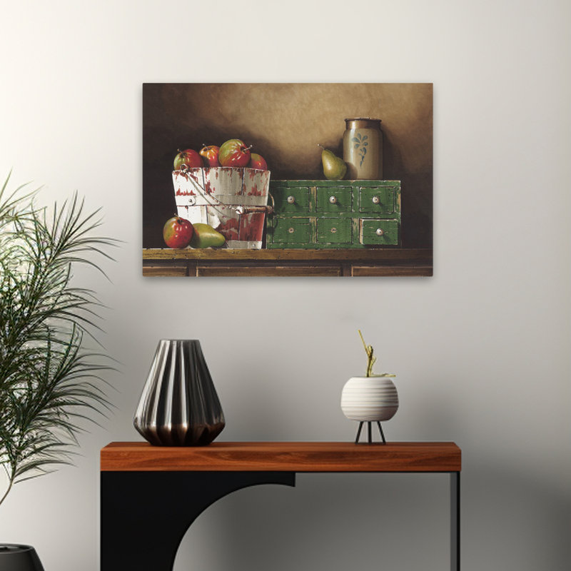 Pommes et poires, H 16 po x l 24 po