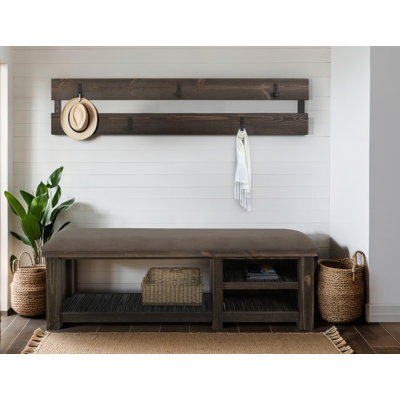 Coat rack and bench