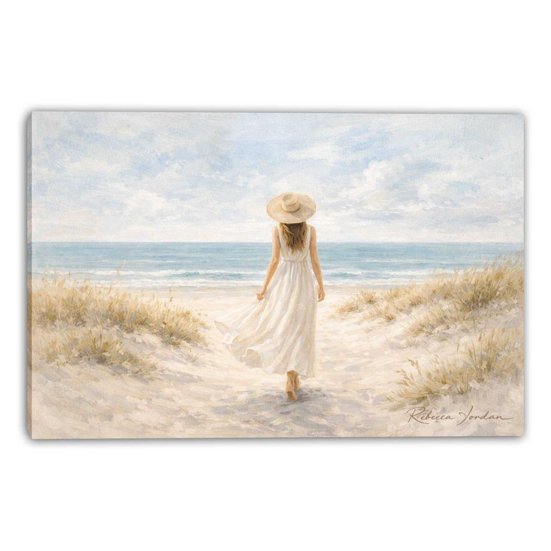 Art mural sur toile Quiet Shore, L 24 po x H 16 po x P 1,5 po