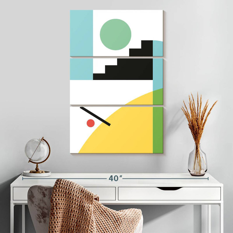 Avery Geometric Composition I, 32" H x 20" W