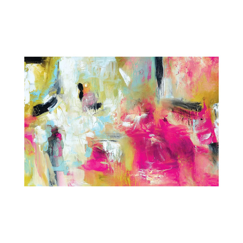 Abstract VII by Andrada Anghel - Painting on Canvas, 66.04cm H x 101.6cm W x 3.81cm D, Wrapped Canvas