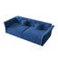 Canapé-lit escamotable en velours 74,4 po Compression-1125321558