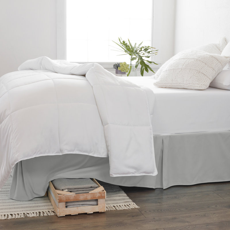 Jupe de lit Becky Cameron™ de 14 po, Très grand, Gris clair
