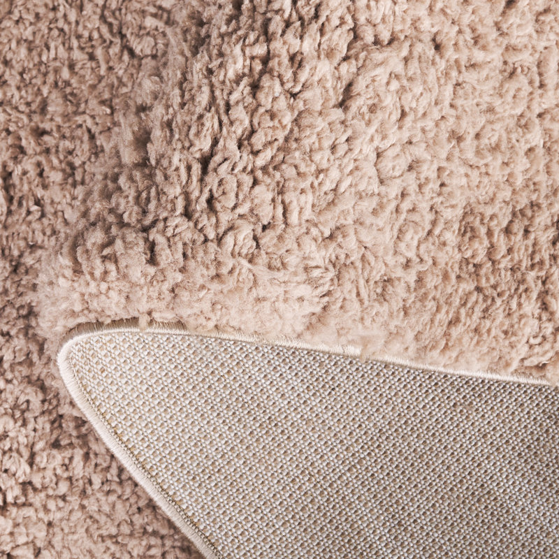 Santalaris Performance Solid Color Rug, Rectangle 4' x 6'