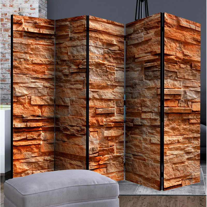 Coburn 172cm H Solid Wood Folding Room Divider, 5