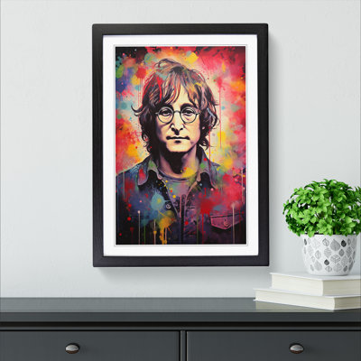 John Lennon Contemporary - Framed Print