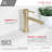 Stylish Solace Toria One-Handle 6 3/8" Centerset Bathroom Faucet-55464649