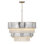 Reverie 12 - Light Unique Tiered Chandelier with Crystal Accents