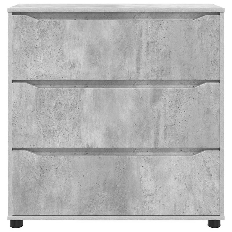 80cm W Chest of Drawers, Concrete Grey