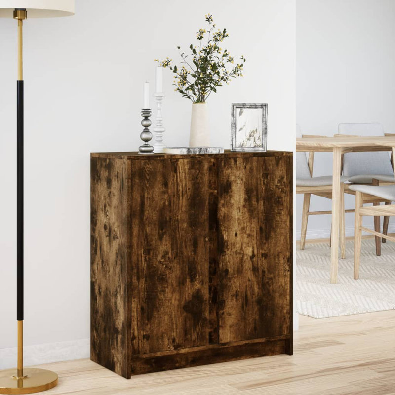 Sherille Accent Cabinet, Smoked Oak