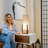 Tona WALNUT WOOD MID-CENTURY MODERN TABLE LAMP