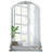 Vintage Arch Decorative Wall Mirror with Shelves,0.98" High Quality Metal Frame, Vanity Mirror for Bathroom, Entryway-1637889693