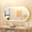 Ashlie Aluminium Oval Wall Mirror-640777426