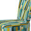 Chaise d'appoint rembourrée Serene Green Stripes